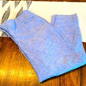 New York & Company Linen Crop Pants